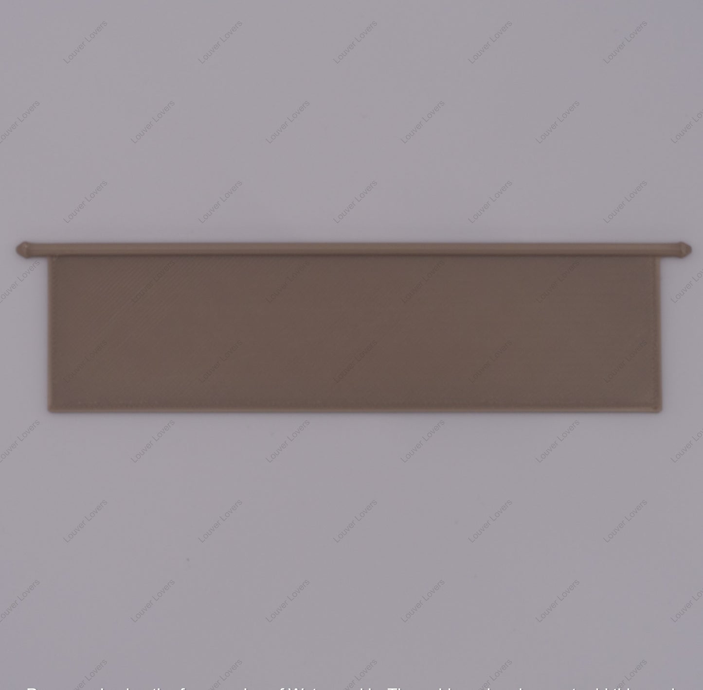 4 13/16" Wide 1 5/16" Tall Dryer Vent Slat