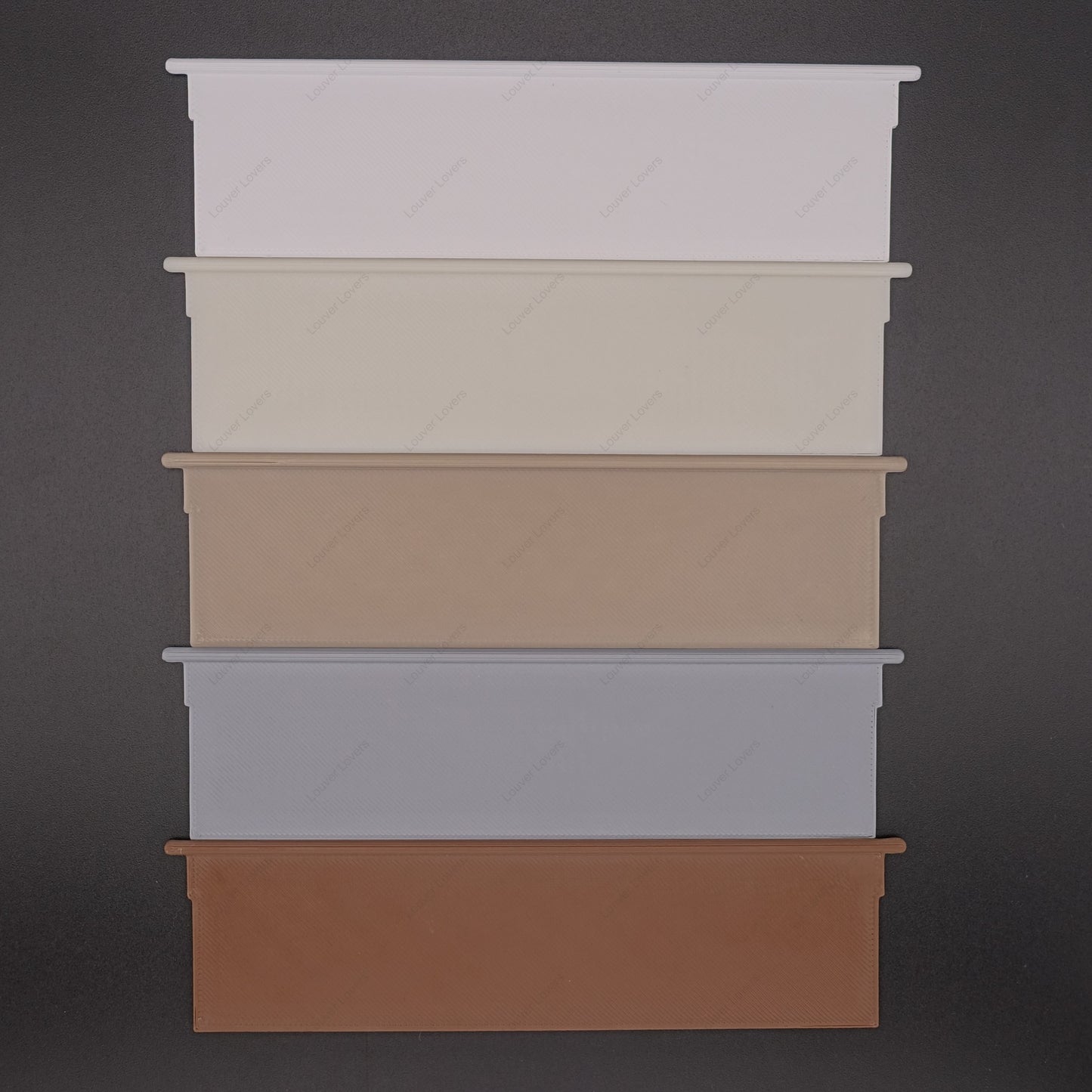 5 1/16" Wide • 1 7/16" Tall Vent Slat (3/16" pegs)