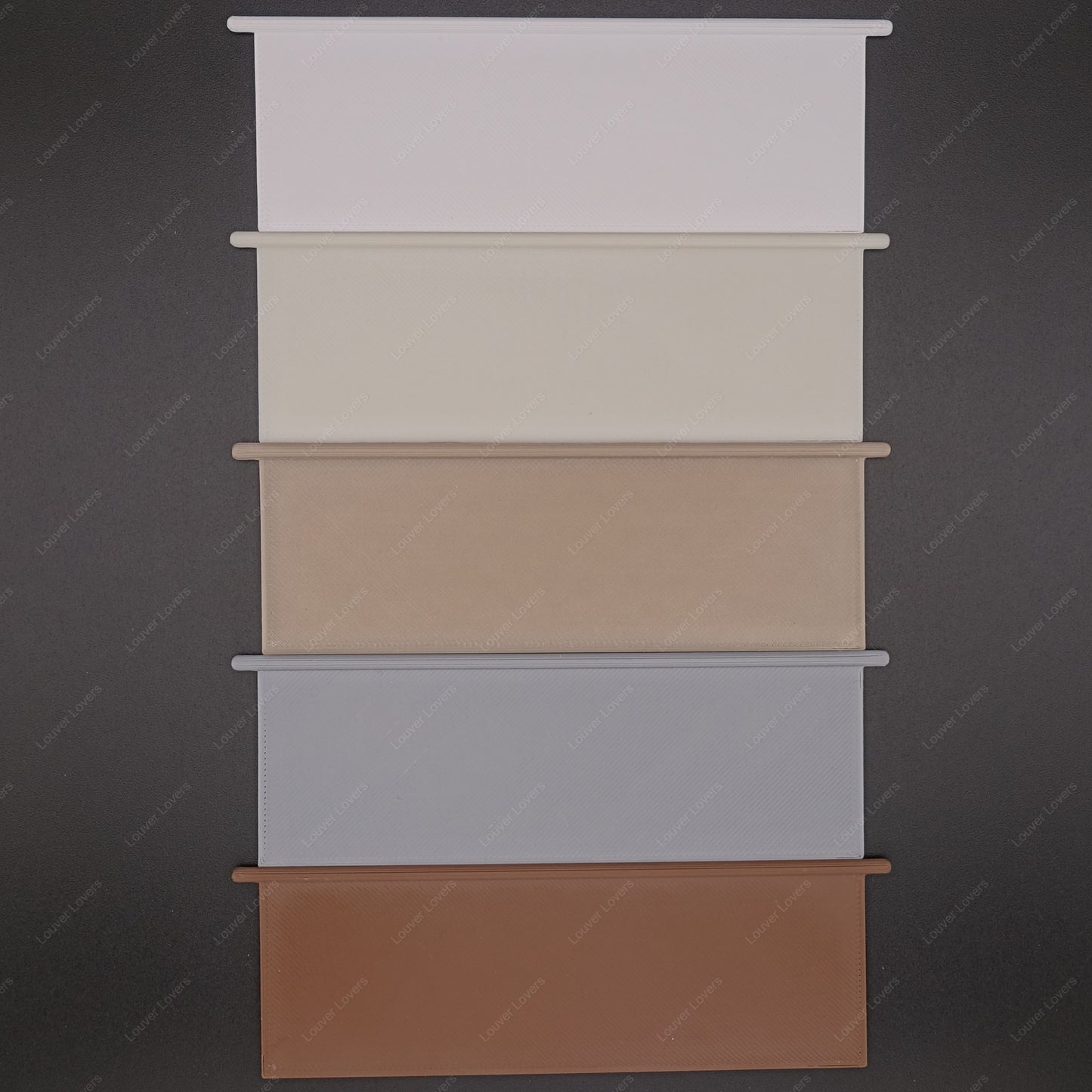 4 5/16" Wide • 1 1/2" Tall Vent Slat (3/16" pegs)