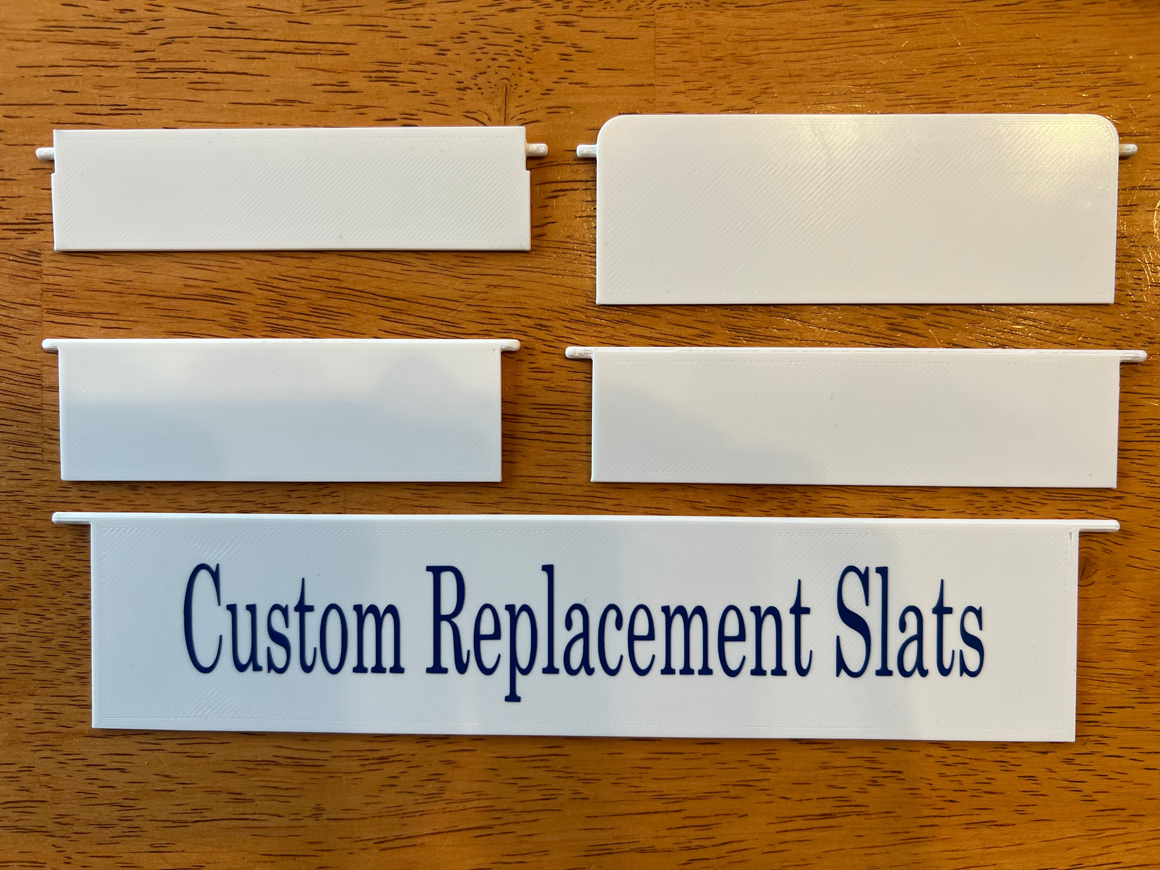 Replacement Slats For Louvered Dryer Bathroom or Kitchen Vent
– Louver Lovers