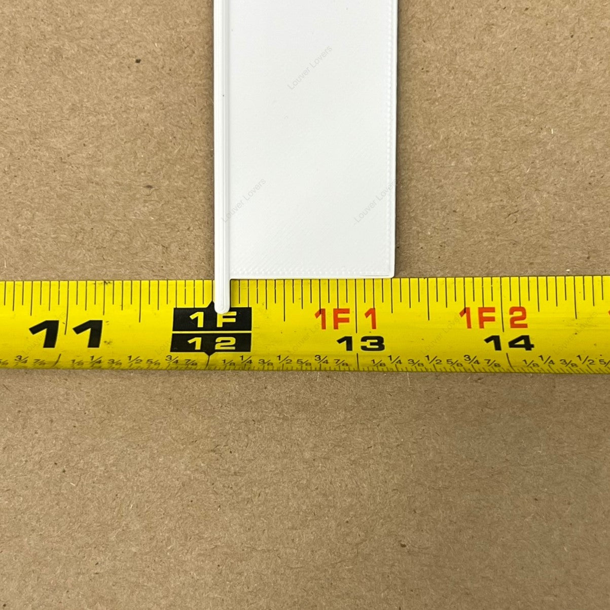4 3/4" Wide • 1 1/4" Tall Vent Slat (1/4" pegs)