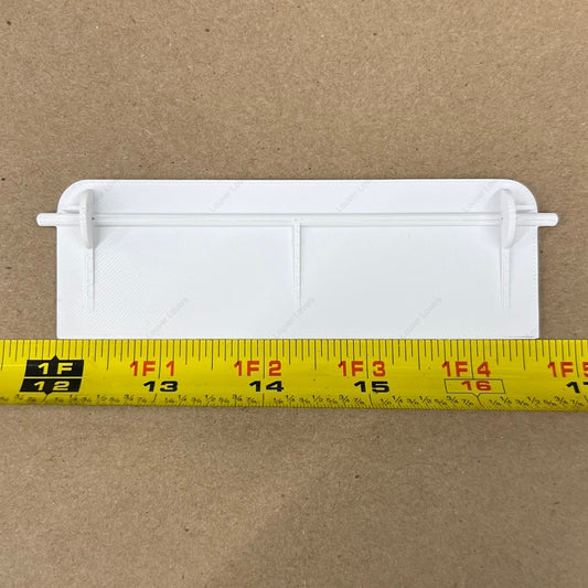 4 5/8" Wide • 1 9/16" Tall Vent Slat Rounded Top Corners (1/8" pegs)