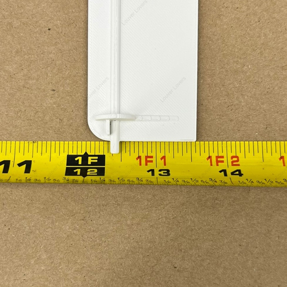 4 5/8" Wide • 1 9/16" Tall Vent Slat Rounded Top Corners (1/8" pegs)