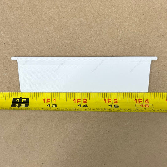 4 5/16" Wide • 1 3/16" Tall Vent Slat Slanted Sides