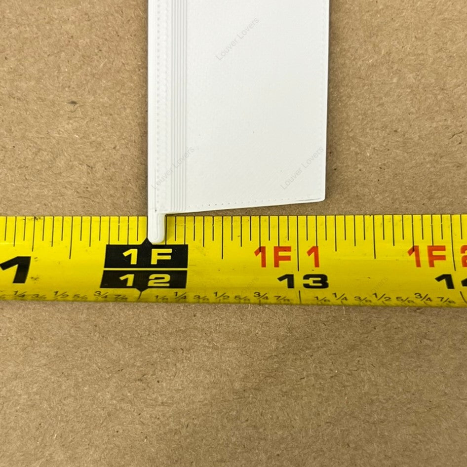 4 5/16" Wide • 1 3/16" Tall Vent Slat Slanted Sides