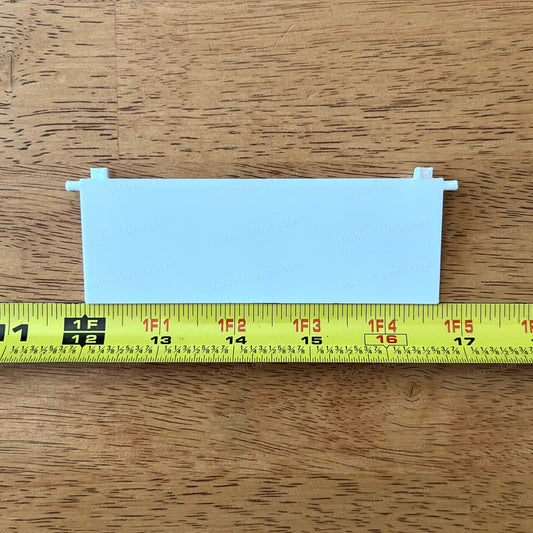 4 11/16" wide 1 11/16" tall louver