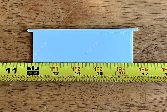 4 1/2" wide 1 9/16" tall vent slat
