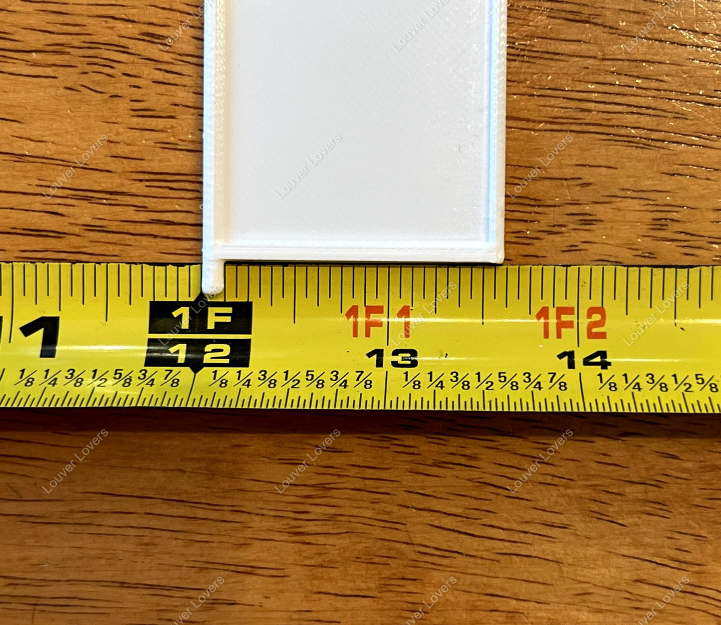 4 3/32" wide 1 9/16" tall vent slat