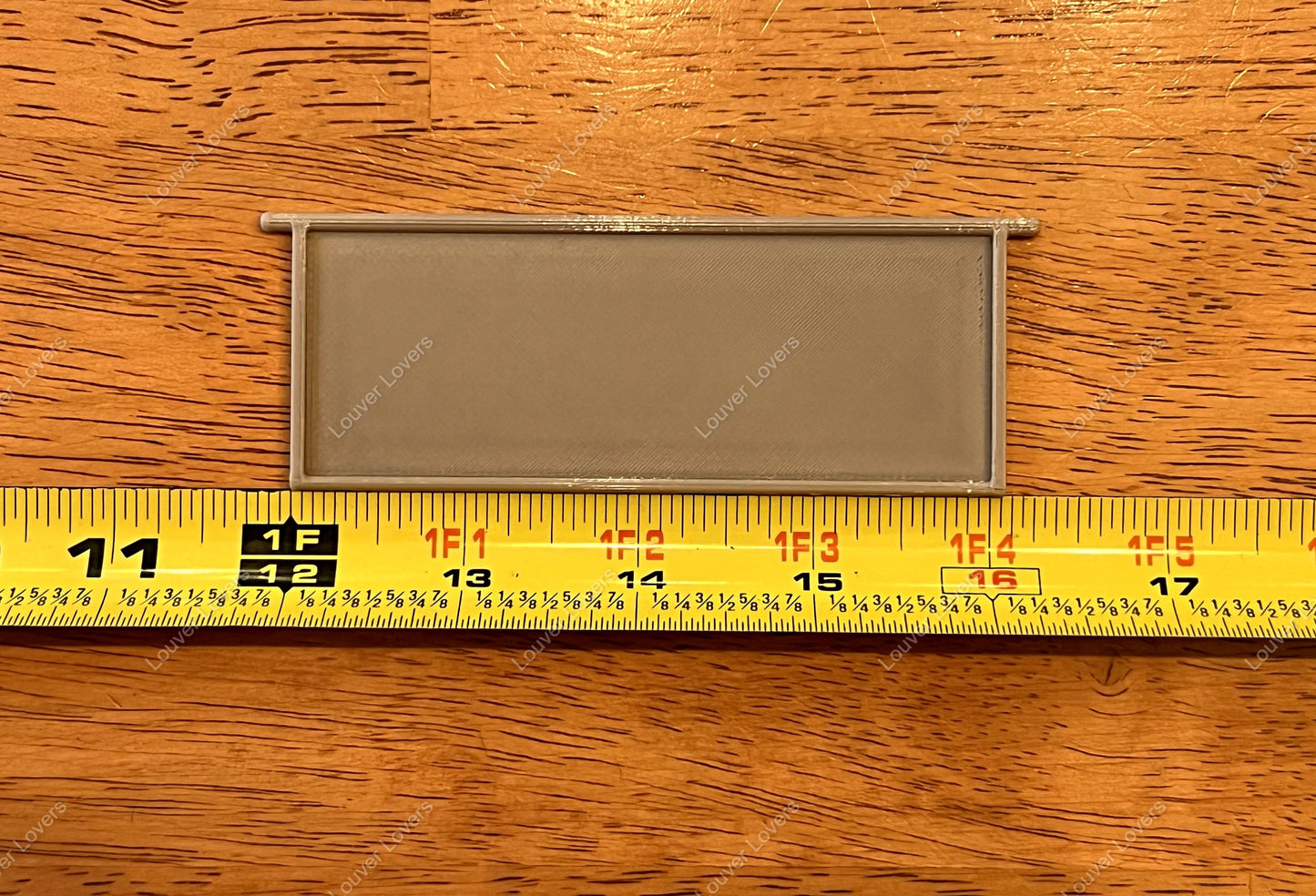 4 1/8" wide 1 9/16" tall dryer vent slat