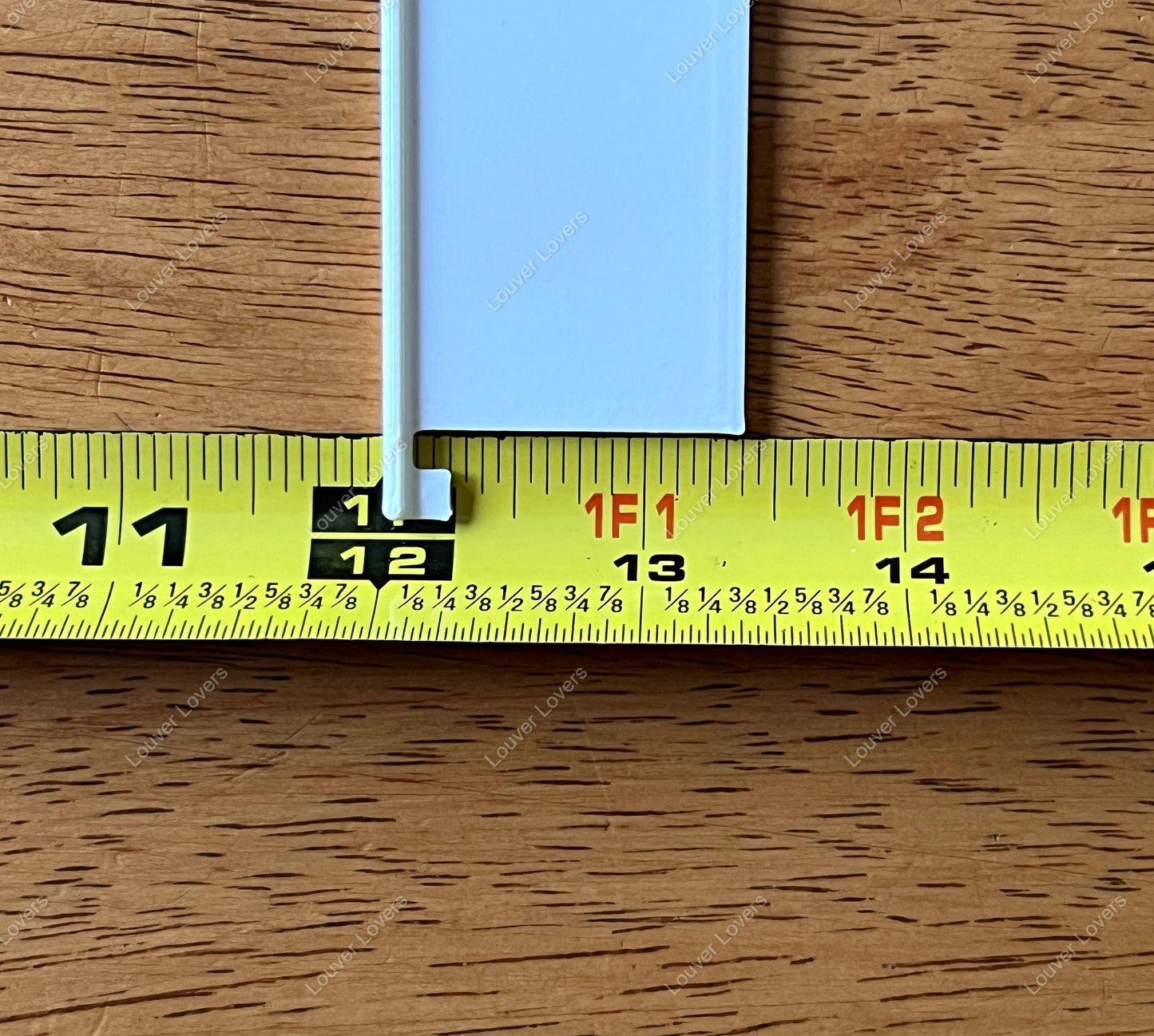 5 3/16" wide 1 3/8" tall dryer vent louver