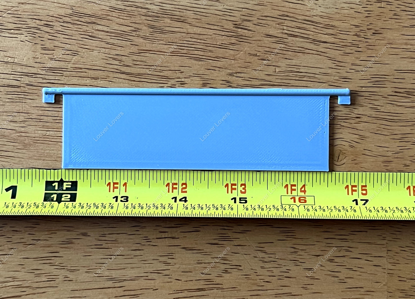 4 1/2" wide 1 3/8" tall vent louver