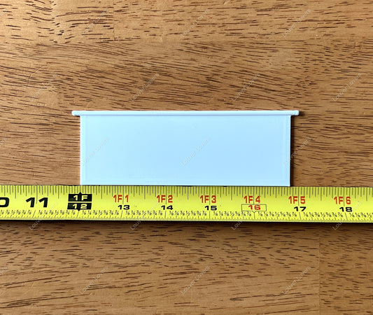 4 13/16" wide 1 3/4" tall dryer vent louver