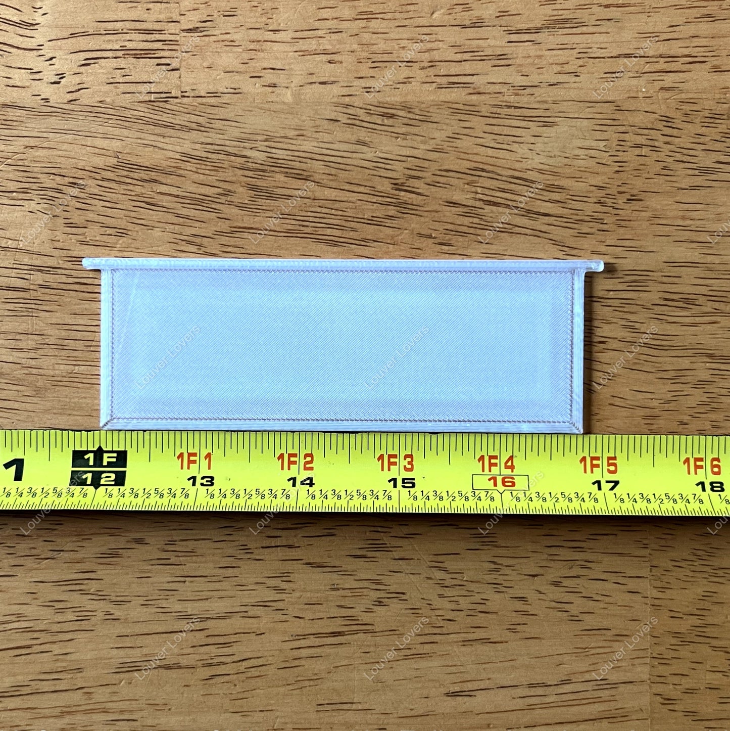 122mm wide 44mm high dryer vent louver