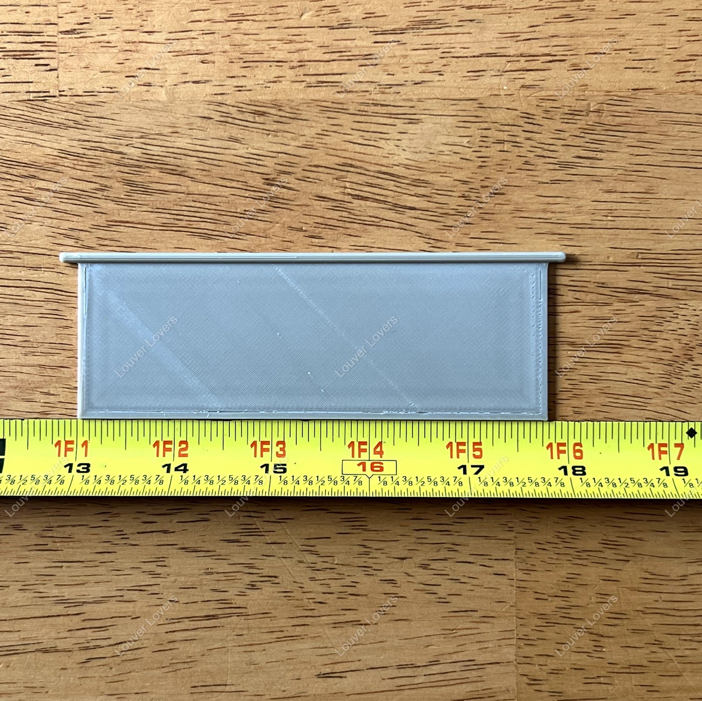 122mm wide 45mm high dryer vent louver