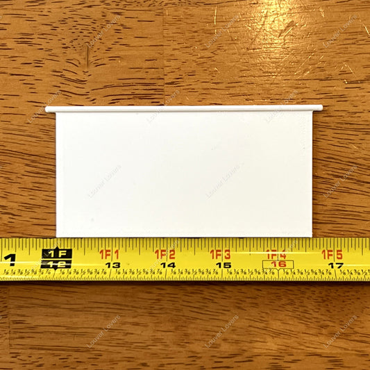 4 5/8" wide 2 3/8" tall dryer vent louver