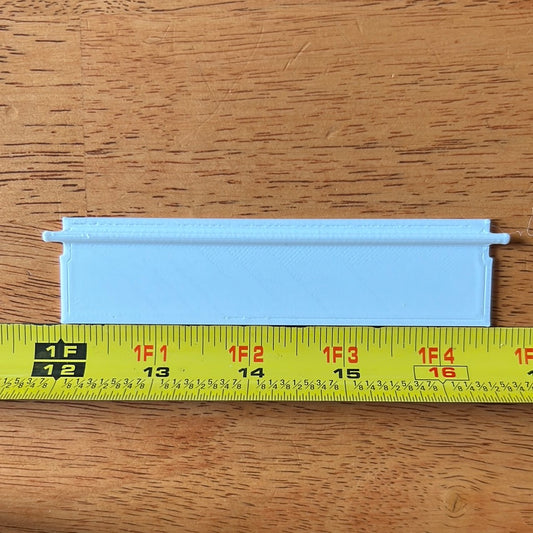 4 1/2" wide 1 1/8" tall dryer vent slat