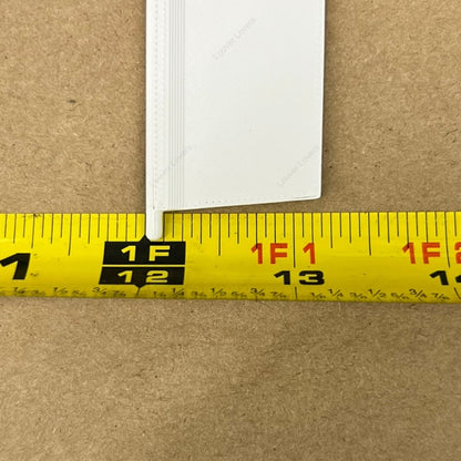 4 5/16" Wide • 1 3/16" Tall Vent Slat Slanted Sides