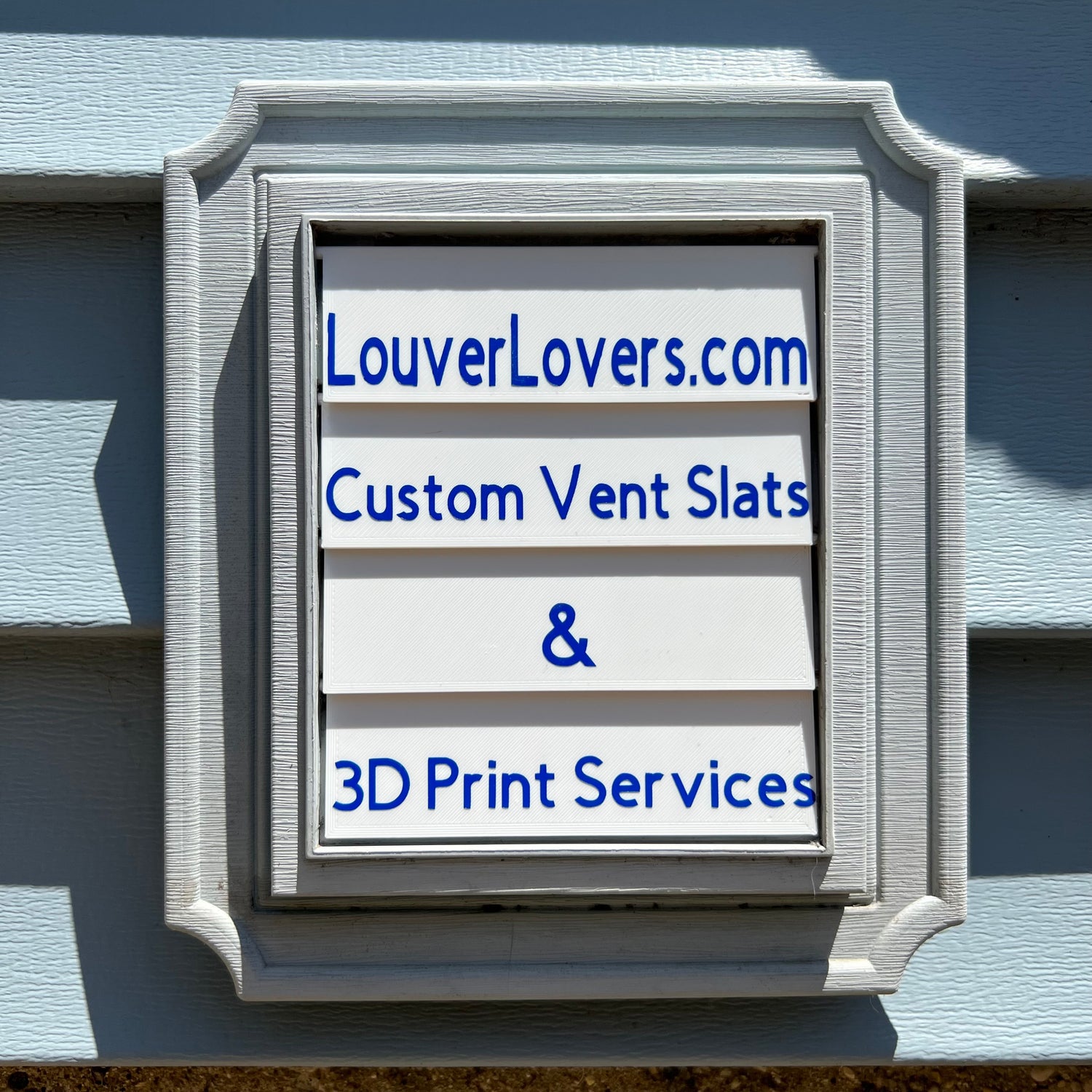 Louver Lovers and 3D printing services