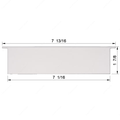 7 1/16" Wide • 1 7/8" Tall Vent Slat (3/8" pegs)