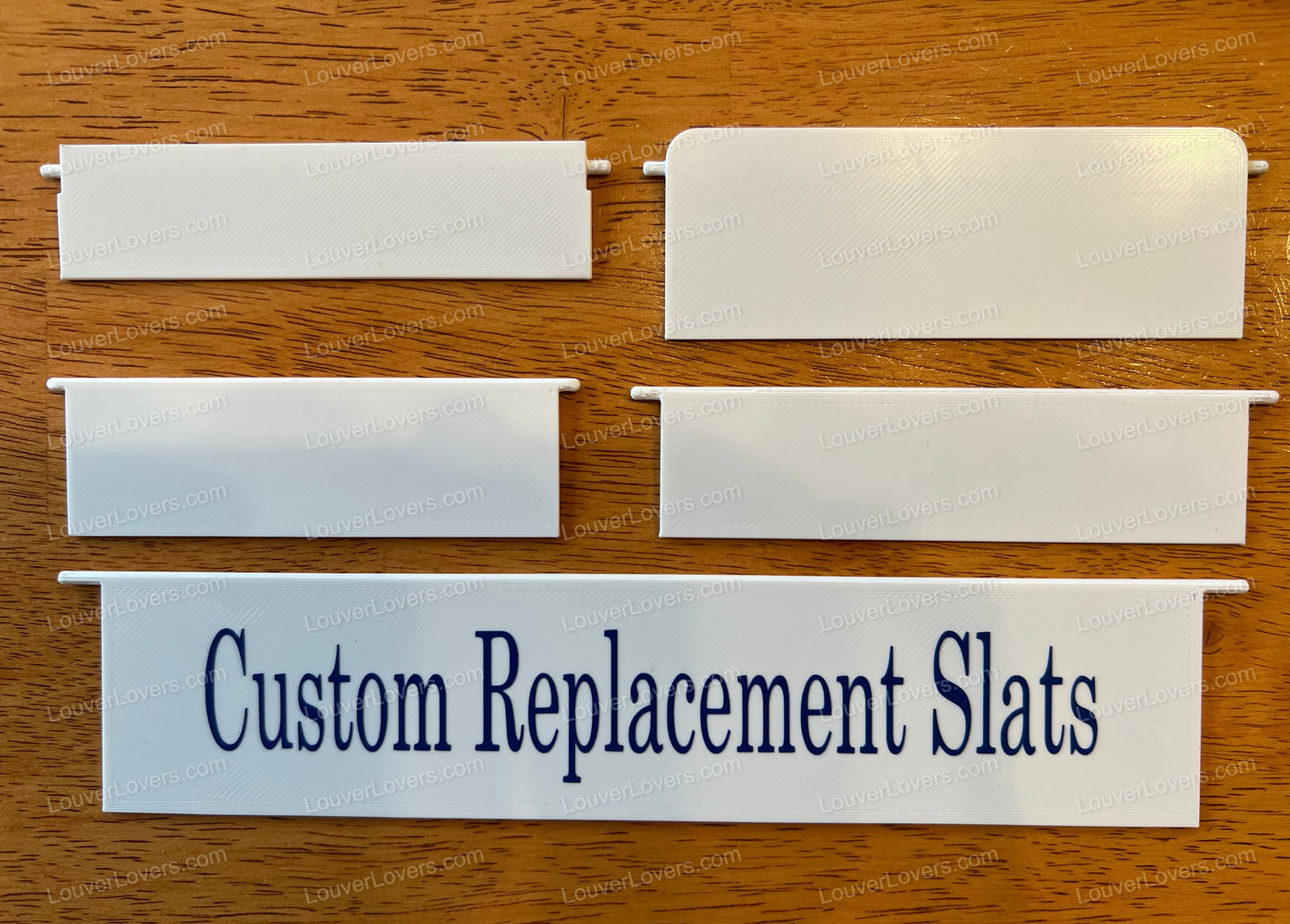 Custom Slat Order  (Less than 6" Slat Width)